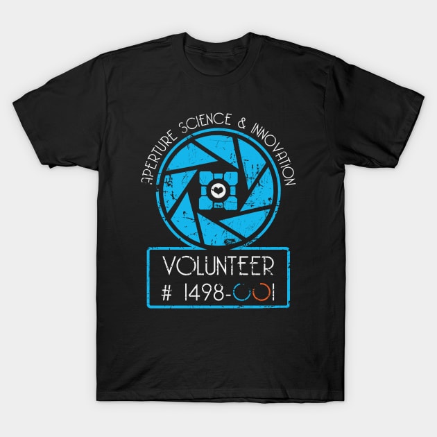 Aperture Volunteer T-Shirt by DarkChoocoolat